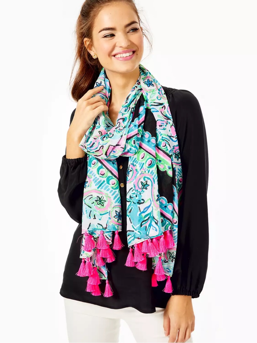 NWOT Lilly Pulitzer Resort Tassel Scarf
